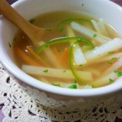 山芋シャキシャキ☆野菜スープ